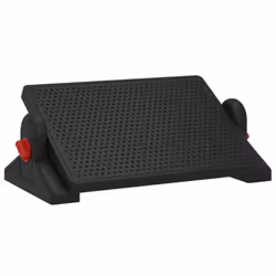 vidaXL Footrest Black Office Ottoman Small Footstool Tilt Angle Adjustable - Additional view 7