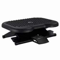 vidaXL Footrest Black Office Ottoman Small Footstool Tilt Angle Adjustable - Additional view 5