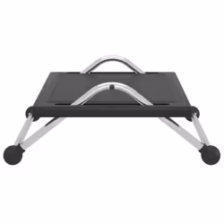 vidaXL Footrest Black Office Ottoman Small Footstool Tilt Angle Adjustable - Additional view 4