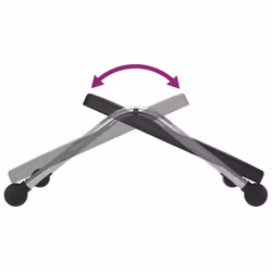 vidaXL Footrest Black Office Ottoman Small Footstool Tilt Angle Adjustable - Additional view 5