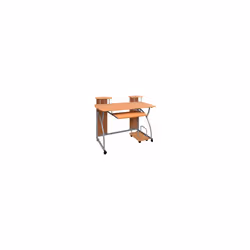 vidaXL Mobile Computer Desk Pull Out Tray Finish Table Multi Colours/Sizes - Brown
