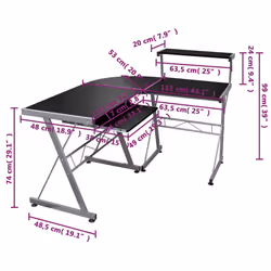VidaXL 20585 desk - Additional view 6