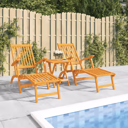 VidaXL 3120438 outdoor chair Terrace Acacia wood - Additional view 2