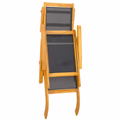 VidaXL 3120441 outdoor chair Terrace Acacia wood, Fabric - Additional view 5
