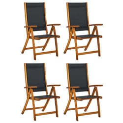 VidaXL 3120454 outdoor chair Terrace Acacia wood, Fabric