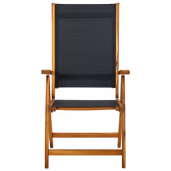 VidaXL 3120456 outdoor chair Terrace Acacia wood, Fabric