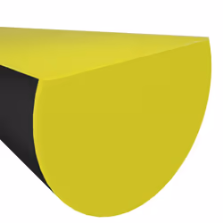 vidaXL 1/2x Corner Protector Yellow and Black PU Edge Protector Multi Sizes - 4 x 3 x 100 cm/ 2 pcs - Additional view 4