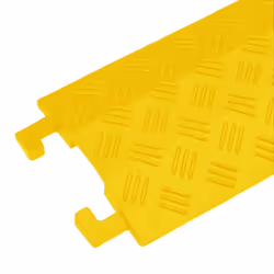 vidaXL 2/4x Cable Protector Ramps Cover Ramp Road Traffic Signs Black/Yellow - yellow - Additional view 6