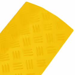 vidaXL 2/4x Cable Protector Ramps Cover Ramp Road Traffic Signs Black/Yellow - yellow - Additional view 7
