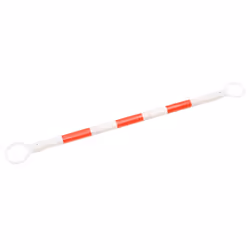 vidaXL 10x Retractable Traffic Cone Bars ABS 116-197 cm Retractable Cone Bar