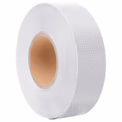 vidaXL Reflective Tape White 5 cmx50 m PVC Self-adhesive Conspicuity Tape