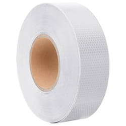 vidaXL Reflective Tape White 5 cmx50 m PVC Self-adhesive Conspicuity Tape