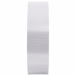 vidaXL Reflective Tape White 5 cmx50 m PVC Self-adhesive Conspicuity Tape