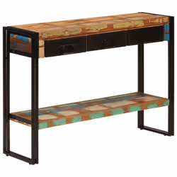 vidaXL Console Table Hallway Accent Couch Table Side Coffee Tea End Table - solid reclaimed wood