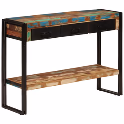 vidaXL Console Table Hallway Accent Couch Table Side Coffee Tea End Table - solid reclaimed wood - Additional view 10