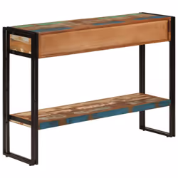 vidaXL Console Table Hallway Accent Couch Table Side Coffee Tea End Table - solid reclaimed wood