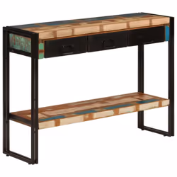 vidaXL Console Table Hallway Accent Couch Table Side Coffee Tea End Table - solid reclaimed wood - Additional view 7