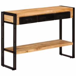 vidaXL Console Table Hallway Accent Couch Table Side Coffee Tea End Table - solid mango wood - Additional view 10