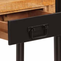 vidaXL Console Table Hallway Accent Couch Table Side Coffee Tea End Table - solid mango wood - Additional view 4