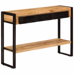 vidaXL Console Table Hallway Accent Couch Table Side Coffee Tea End Table - solid mango wood - Additional view 9
