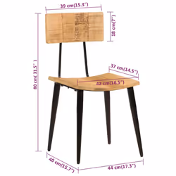 VidaXL 348161 restaurant/dining chair - Additional view 7