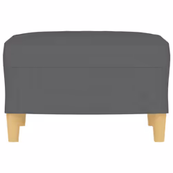 vidaXL Footstool Dark Gray 23.6""x19.7""x16.1"" Fabric