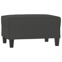 vidaXL Footstool Dark Gray 27.6""x21.7""x16.1"" Microfiber Fabric