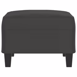 vidaXL Footstool Dark Gray 27.6""x21.7""x16.1"" Microfiber Fabric
