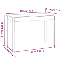 VidaXL 814250 kitchen/dining table - Additional view 8