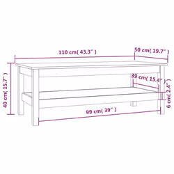 VidaXL 814276 coffee/side/end table - Additional view 7