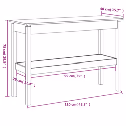 VidaXL 814299 coffee/side/end table - Additional view 7