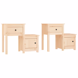 VidaXL 814540, Pinewood, 795 mm, 380 mm, 655 mm, 2 pc(s)