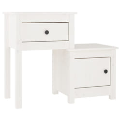 VidaXL 814542 nightstand/bedside table White
