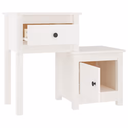 VidaXL 814542 nightstand/bedside table White - Additional view 3