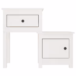 VidaXL 814542 nightstand/bedside table White - Additional view 4