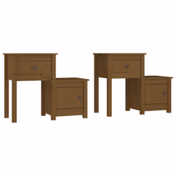 VidaXL 814546, Brown, Pinewood, 795 mm, 380 mm, 655 mm, 2 pc(s)