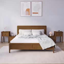 VidaXL 814546 nightstand/bedside table Brown