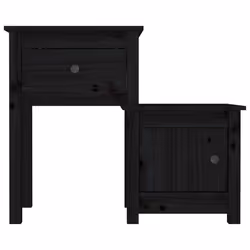 VidaXL 814548 nightstand/bedside table Black - Additional view 5