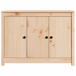 vidaXL Solid Wood Pine Sideboard Side Cabinet Home Organiser Multi Colours - Brown - Additional view 6