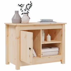 vidaXL Solid Wood Pine TV Cabinet Wooden TV Console Sideboard Multi Colours - Brown - Additional view 5
