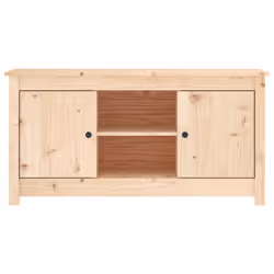 vidaXL Solid Wood Pine TV Cabinet Wooden Media Unit HiFi Cabinet Multi Colours - Brown - Additional view 4