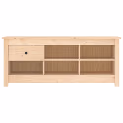 vidaXL Solid Wood Pine Shoe Cabinet Hallway Shoe Storage Rack Multi Colours - Brown - Additional view 4