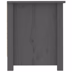 vidaXL Solid Wood Pine Shoe Cabinet Hallway Shoe Storage Rack Multi Colours - Grey - Additional view 5