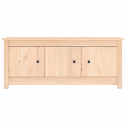 vidaXL Solid Wood Pine Shoe Cabinet Hallway Shoe Storage Rack Multi Colours - Brown