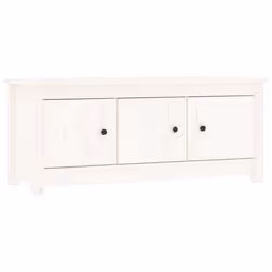 vidaXL Solid Wood Pine Shoe Cabinet Hallway Shoe Storage Rack Multi Colours - White