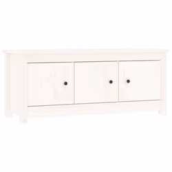 vidaXL Solid Wood Pine Shoe Cabinet Hallway Shoe Storage Rack Multi Colours - White