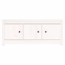 vidaXL Solid Wood Pine Shoe Cabinet Hallway Shoe Storage Rack Multi Colours - White - Additional view 4