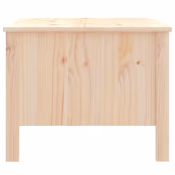 vidaXL Solid Wood Pine Coffee Table Indoor Accent Centre Table Multi Colours - Brown - Additional view 6