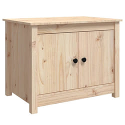 vidaXL Solid Wood Pine Coffee Table Side Centre Accent End Table Multi Colours - Brown