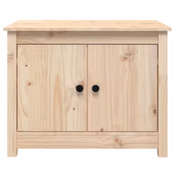 vidaXL Solid Wood Pine Coffee Table Side Centre Accent End Table Multi Colours - Brown - Additional view 5
